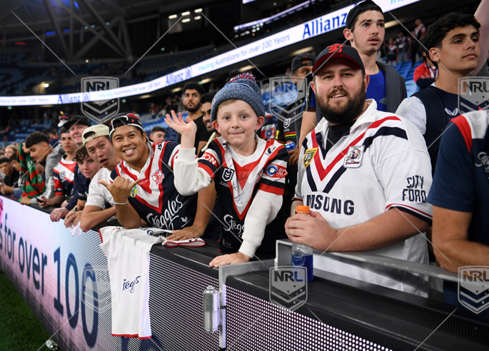 NRL 2024 RD04 Sydney Roosters v Penrith Panthers - Roosters fans