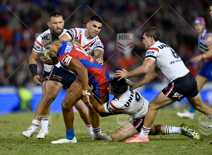 NRL 2024 RD06 Newcastle Knights v Sydney Roosters - Kai Pearce-Paul
