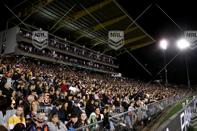 NRL 2024 RD08 Wests Tigers v Brisbane Broncos - fans